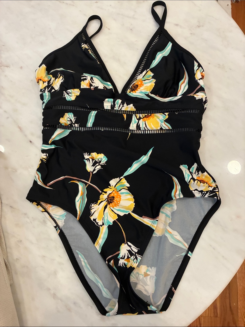 Kona Sol Floral One Piece